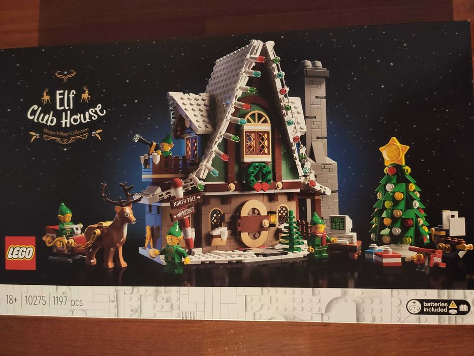 Lego Natal 10293 Visita do Pai Natal 10275 Casa dos Elfos