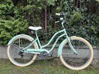 Rower stylowa damka beach cruiser KS CYCLING kola 26 miętowy