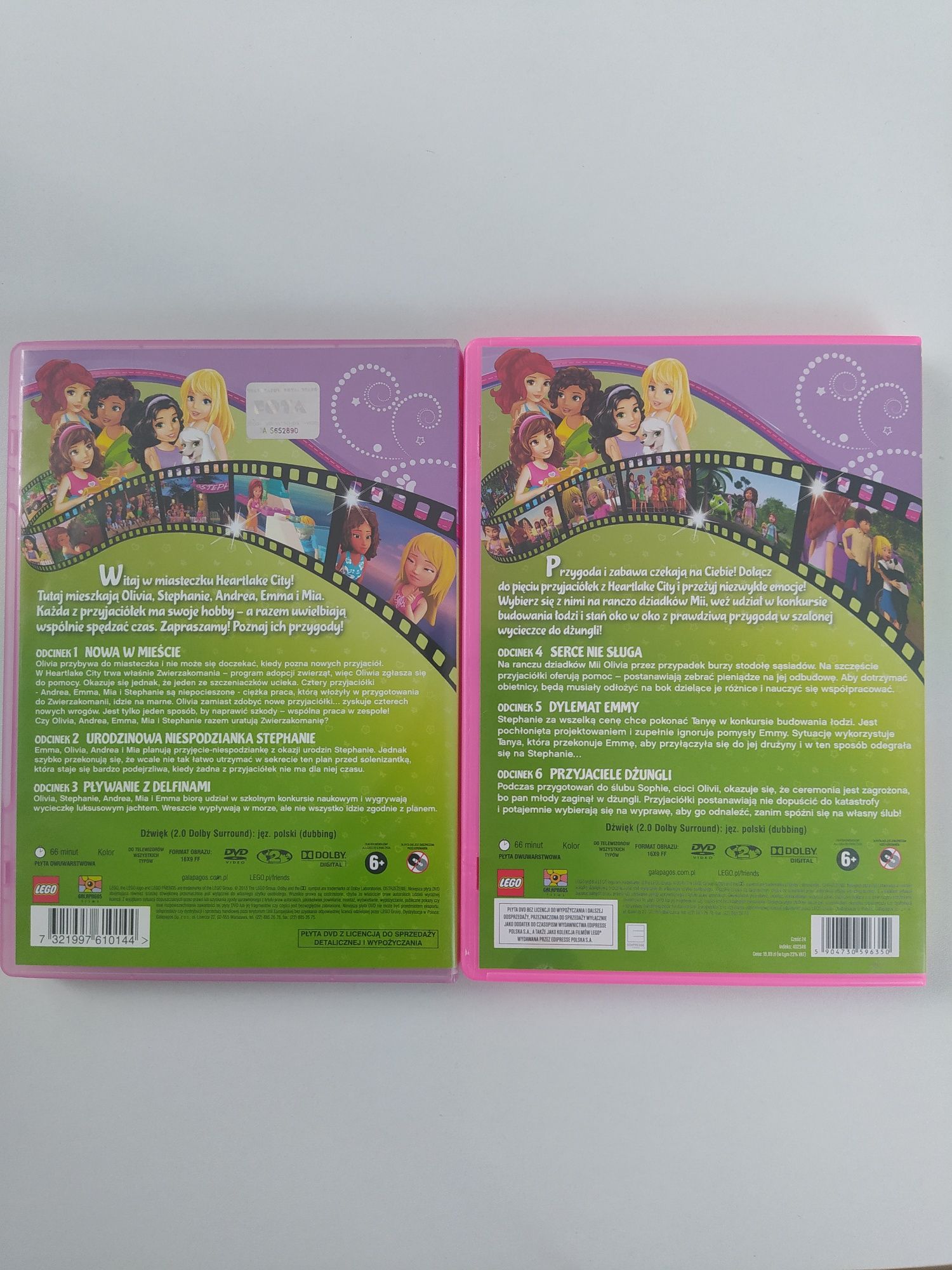 2 płyty DVD Lego friends