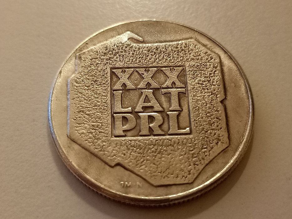 Moneta XXX lat PRL - znakomita kopia