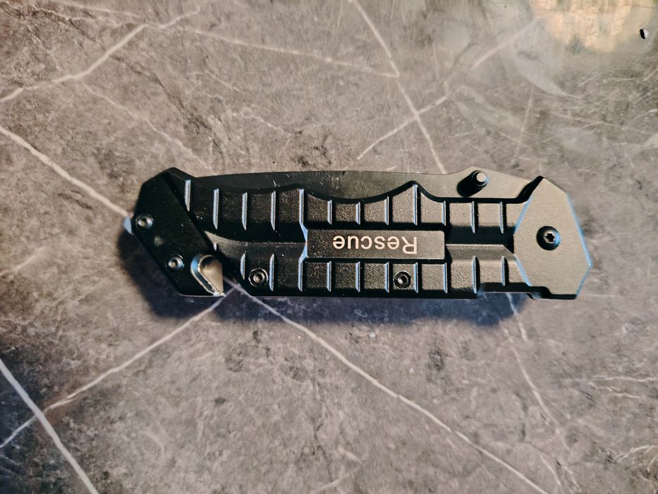 NÓŻ Składany Taktyczny Ratowniczy ZY RESCUE