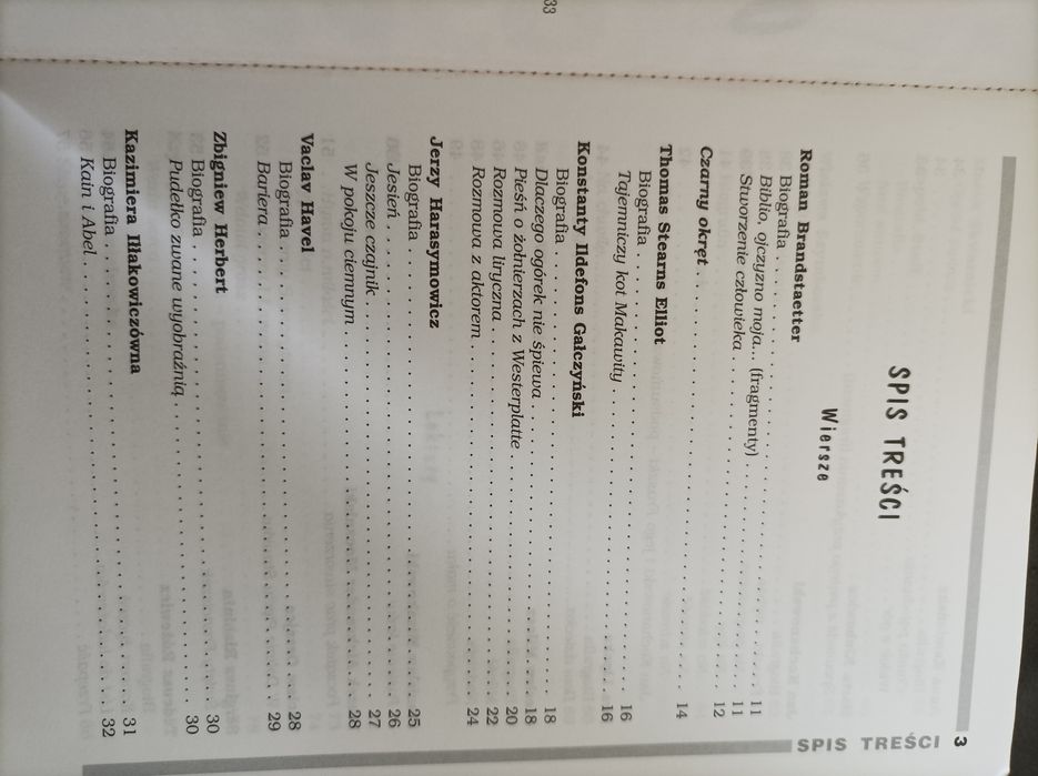 Opracowania lektury wiersze 6 klasa