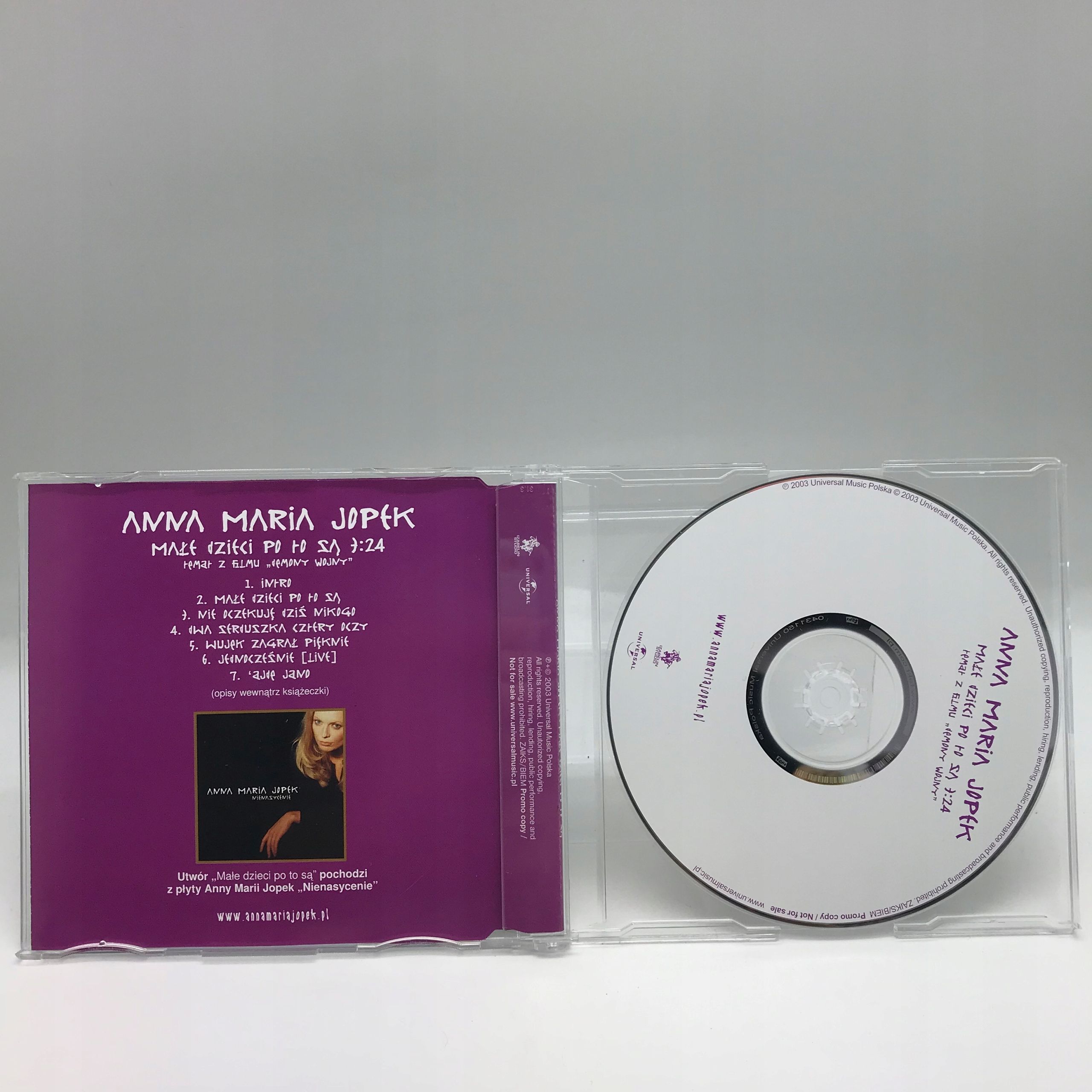 cd - anna maria jopek - małe dzieci po to są