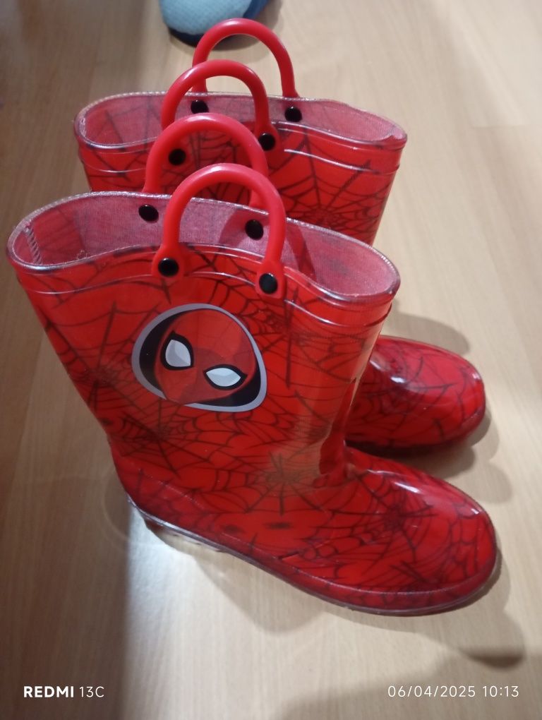 Botas homem aranha