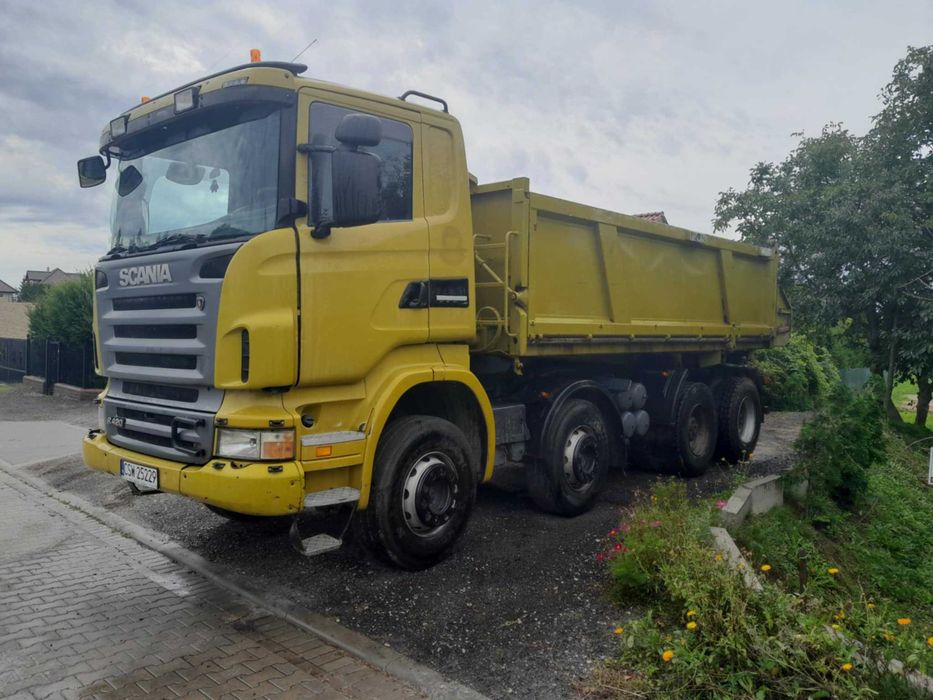 Scania R420 8x4 kiper 3-stronny