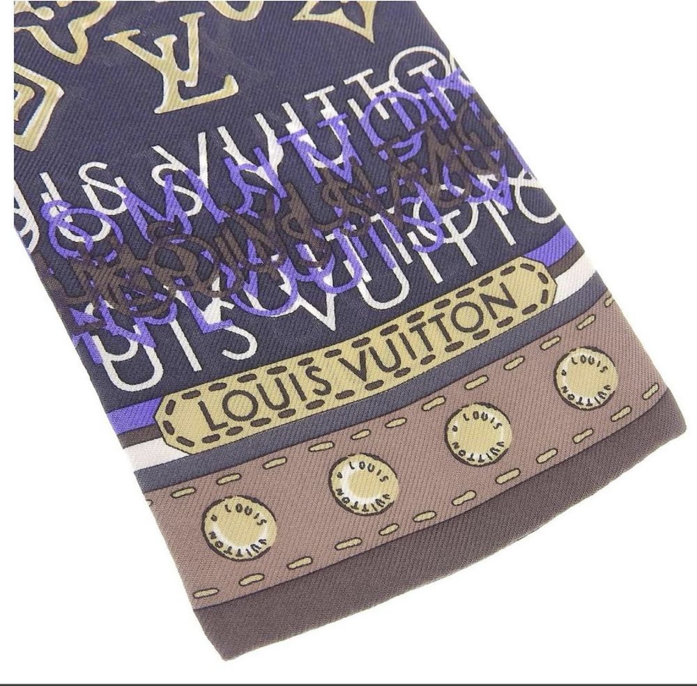 Шовковий шарф-бандо Louis Vuitton