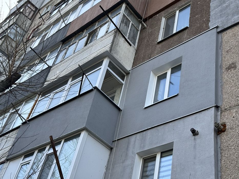 Якісне утеплення фасадів квартир і будинків пінопластом 10см