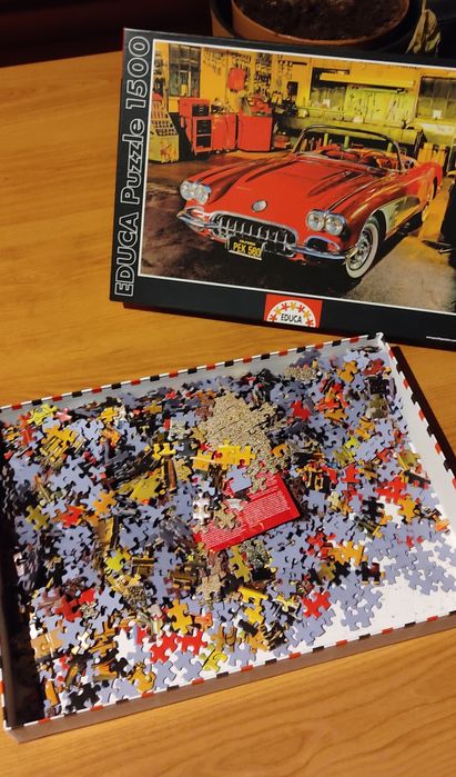 Puzzle EDUCA 1500 Peças Carro Coleção