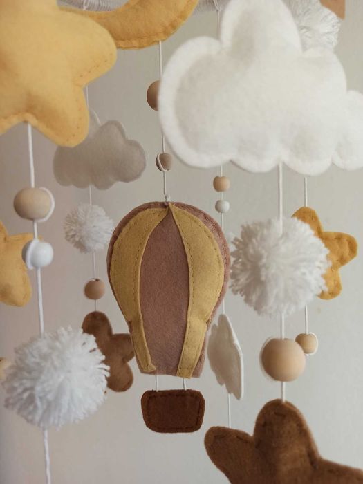 Karuzela do łóżeczka ręcznie robiona