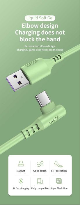 Cabos USB Type-C carregamento rápido NOVOS
