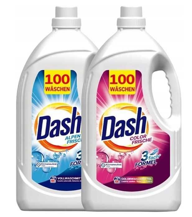 Dash zestaw żel do prania Color + Universal 2x 100 prań 2x 5l DE