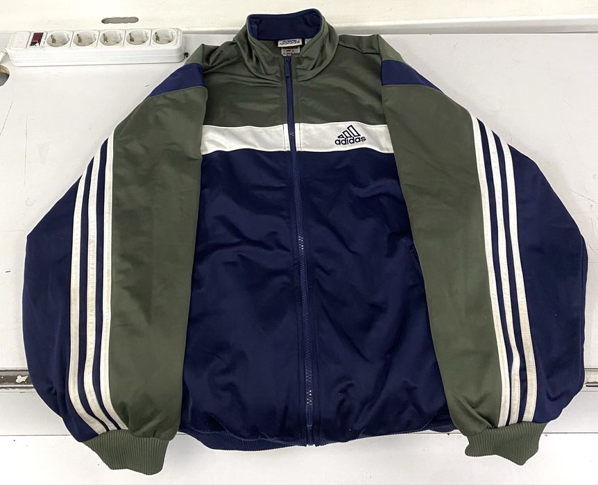 Олимпийка адидас винтаж мастерка adidas vintage зип адик хип хоп реп