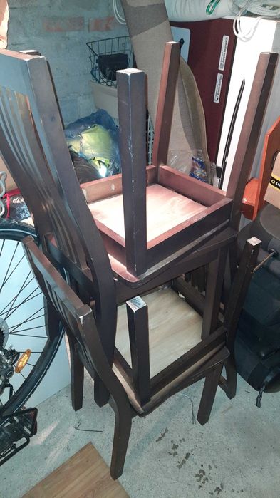 Krzesła drewniane 6 sztuk