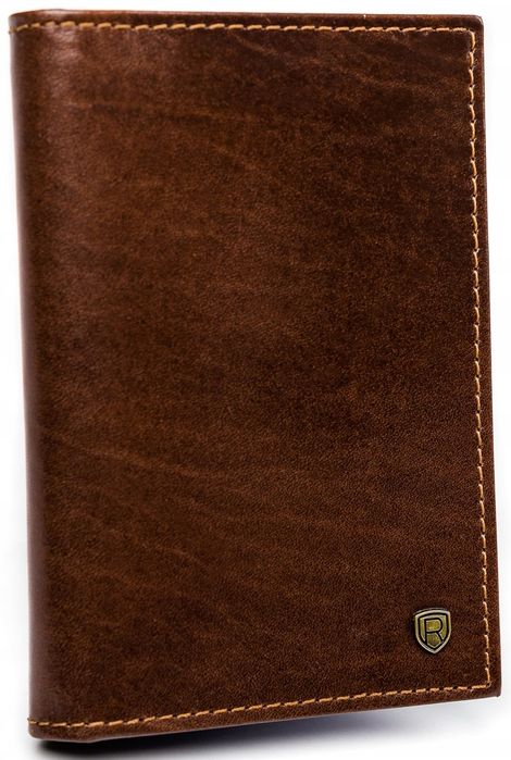 skórzane etui na karty tw-12-rvt brown