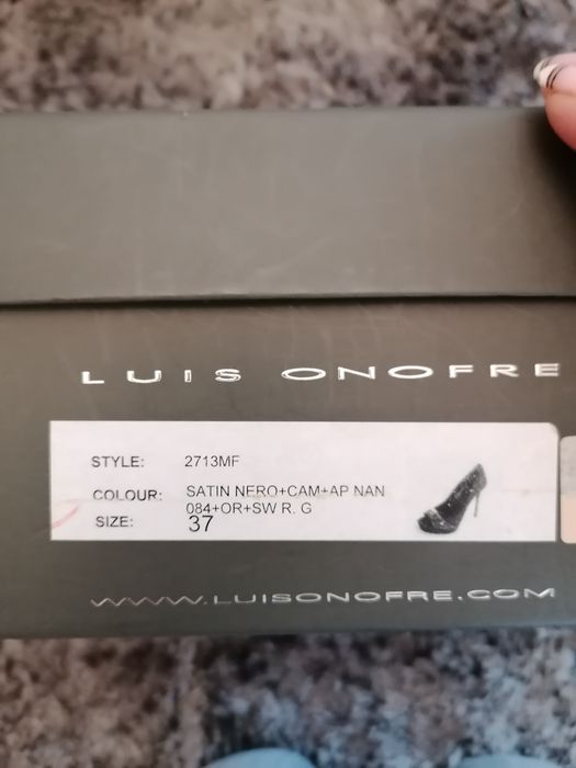 Sapato com saltos nr 38 Luís Onofre