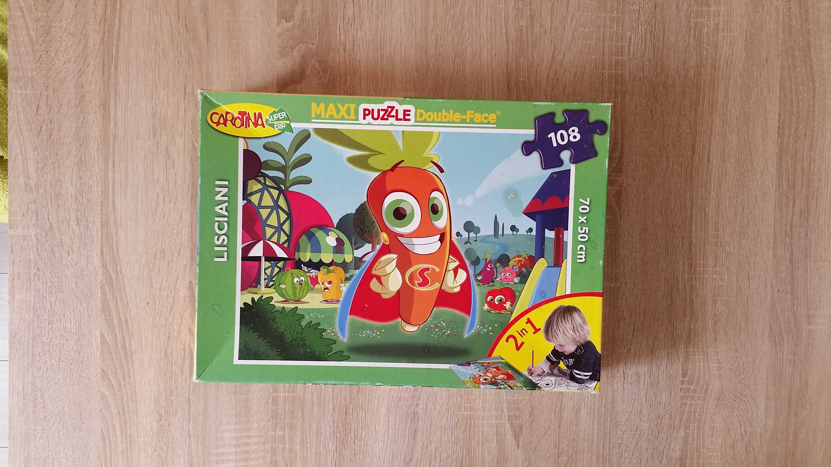 Maxi Puzzle Double-Face 108