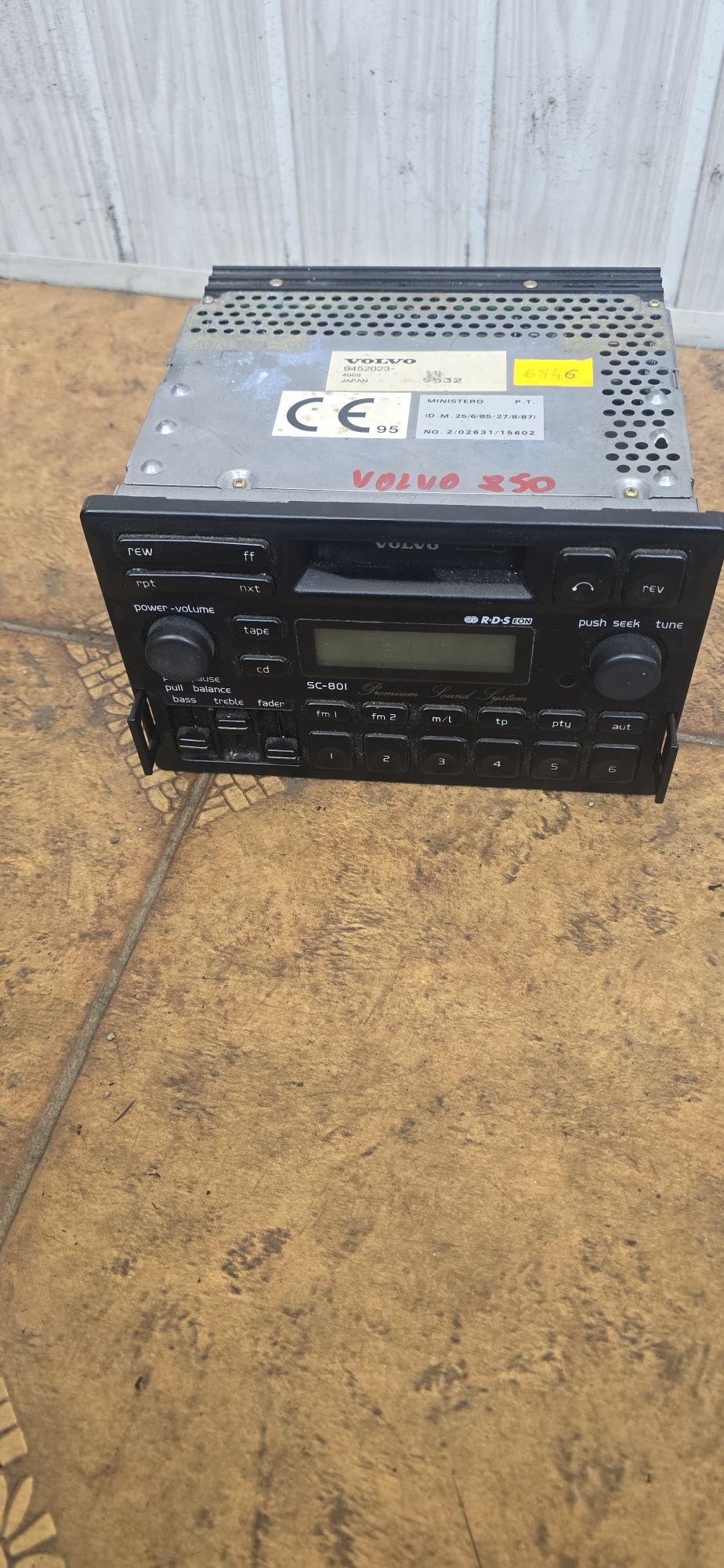 Radio  radioodtwarzacz  Volvo 850
