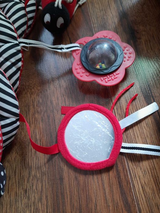 Zestaw lamaze mata biedronka walek i spirala