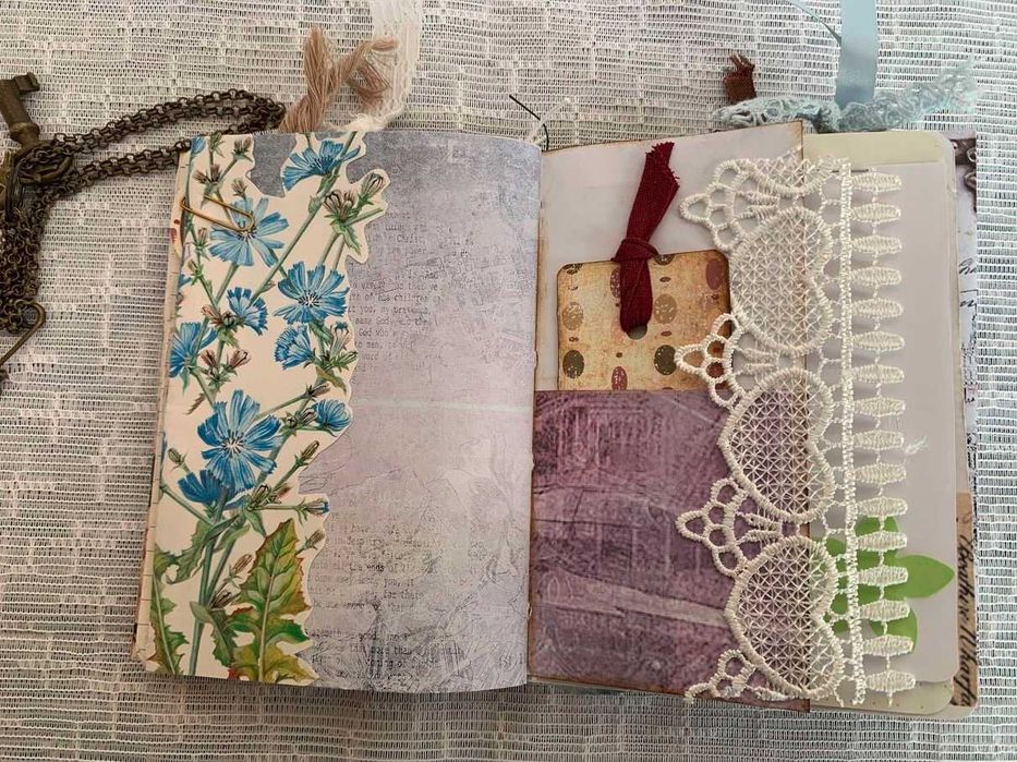 Junk Journal Handmade "Old memories"