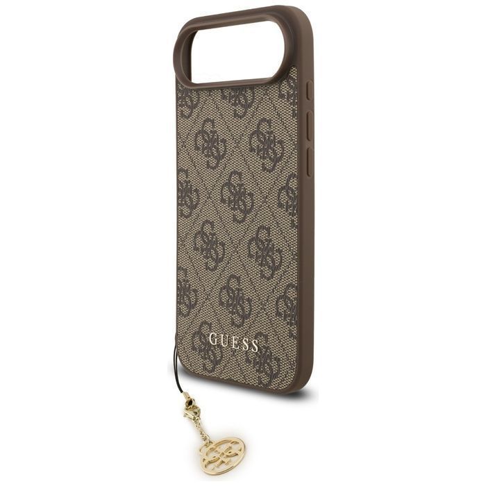 Etui GUESS 4G Charms Collection MagSafe do Iphone 17 Air brązowy