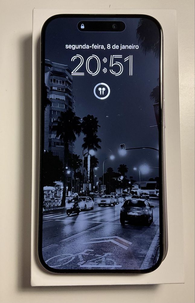 iPhone 15 Pro 128GB Titânio Preto - COMO NOVO