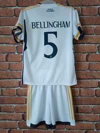 Strój piłkarski dziecięcy Real Madryt Bellingham rozm. 134