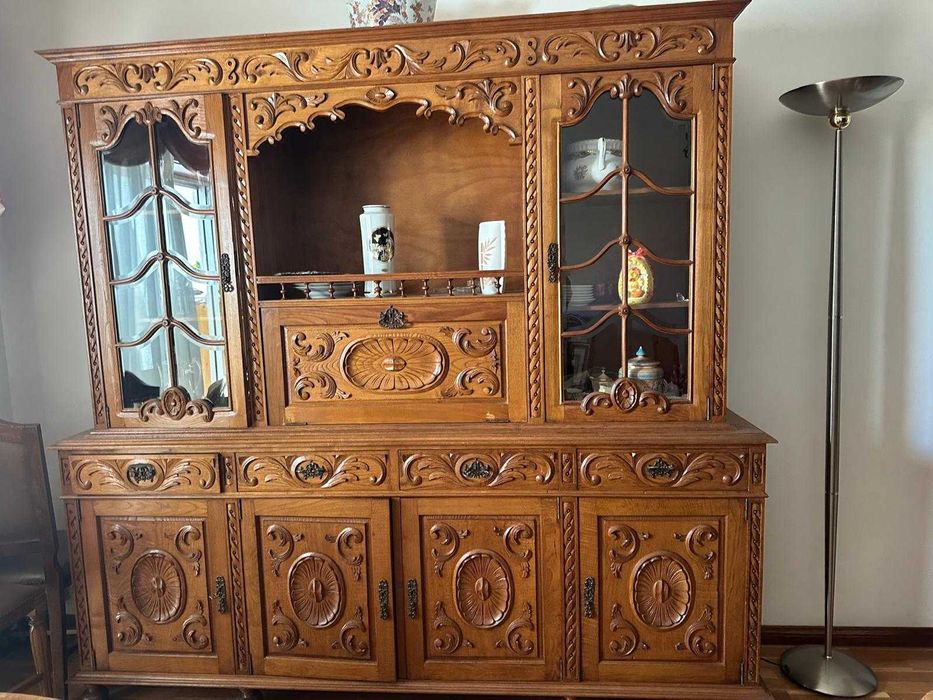 Moveis sala em madeira maciça