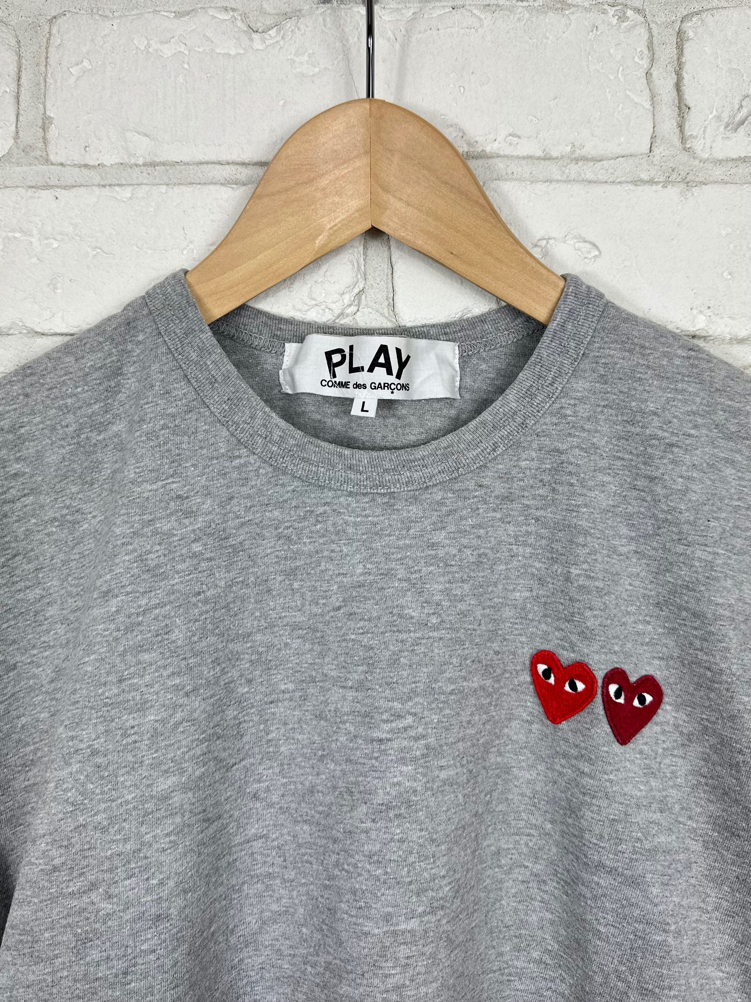 T-shirt PLAY Comme des Garçons Double Hearts T-Shirt