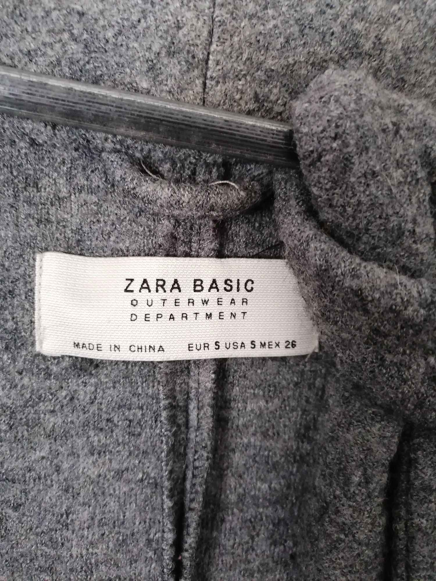 Casaco tipo lã, Zara