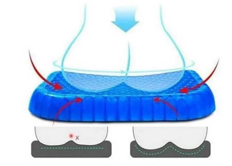 Ортопедическая подушка для разгрузки позвоночника Egg Sitter