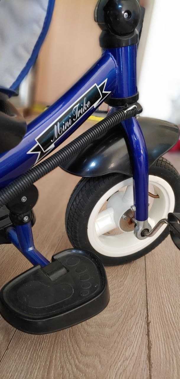 Велосипед триколісний Mini Trike з батьківською ручкою