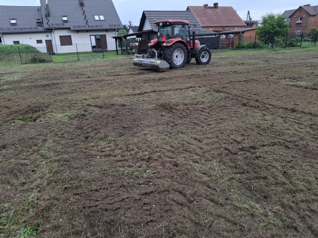 Koszenie trawy nieużytków  wycinka karczowanie talerzowanie