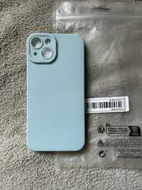 Silikonowe etui case iphone 14 baby blue