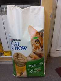 Корм для стерилизованных ктов Cat Chow (Кэт Чау) Sterilised с курицей