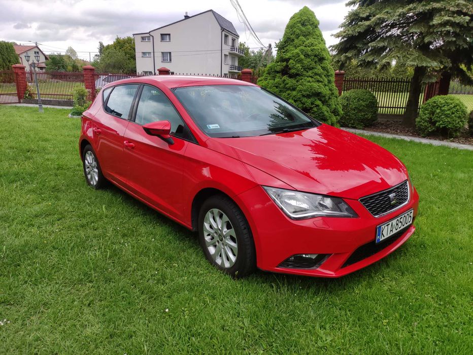 Seat Leon 3 1.6 TDI 1 właściciel w PL, Hak, grzane fotele, 2kpl kół,