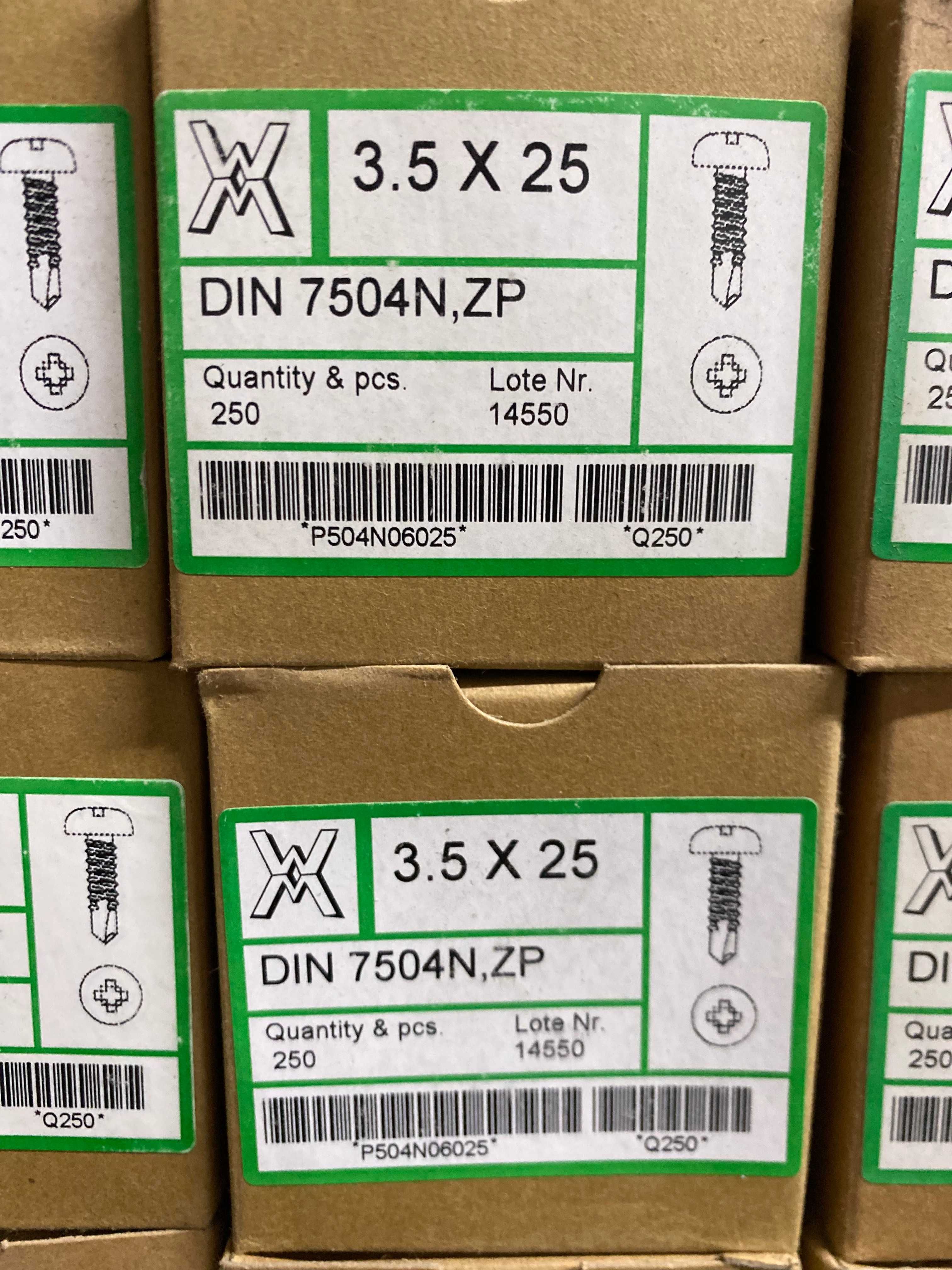 Parafuso NOVO broca DIN 7504-N 4,8x16 / 4,2x50 / 4,2x32 / 3,5x25