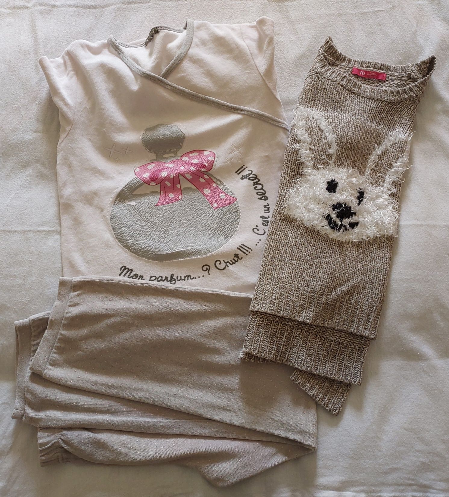 Lote Pijama Veludo + Camisola Coelho