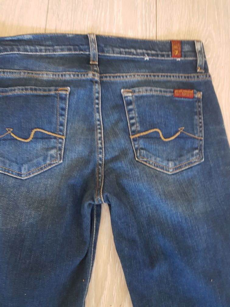 7 for All Mankind  spodnie jeansowe skinny M