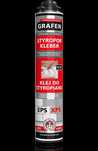 Klej do styropianu w pianie  GRAFEN 900 g PIANOKLEJ XPS EPS Pianka