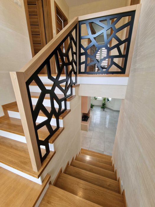 Balustrada schodowa poręcz barierka loftowa nowoczesna BEZ ZALICZKI