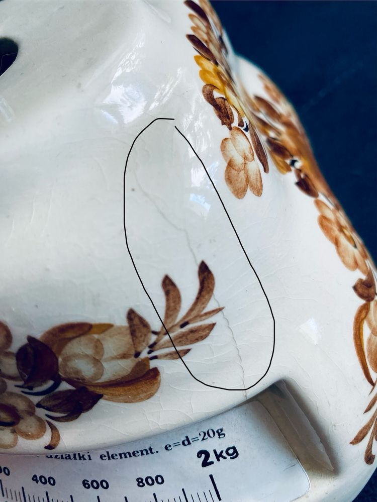 Waga ceramiczna, fajansowa Koło