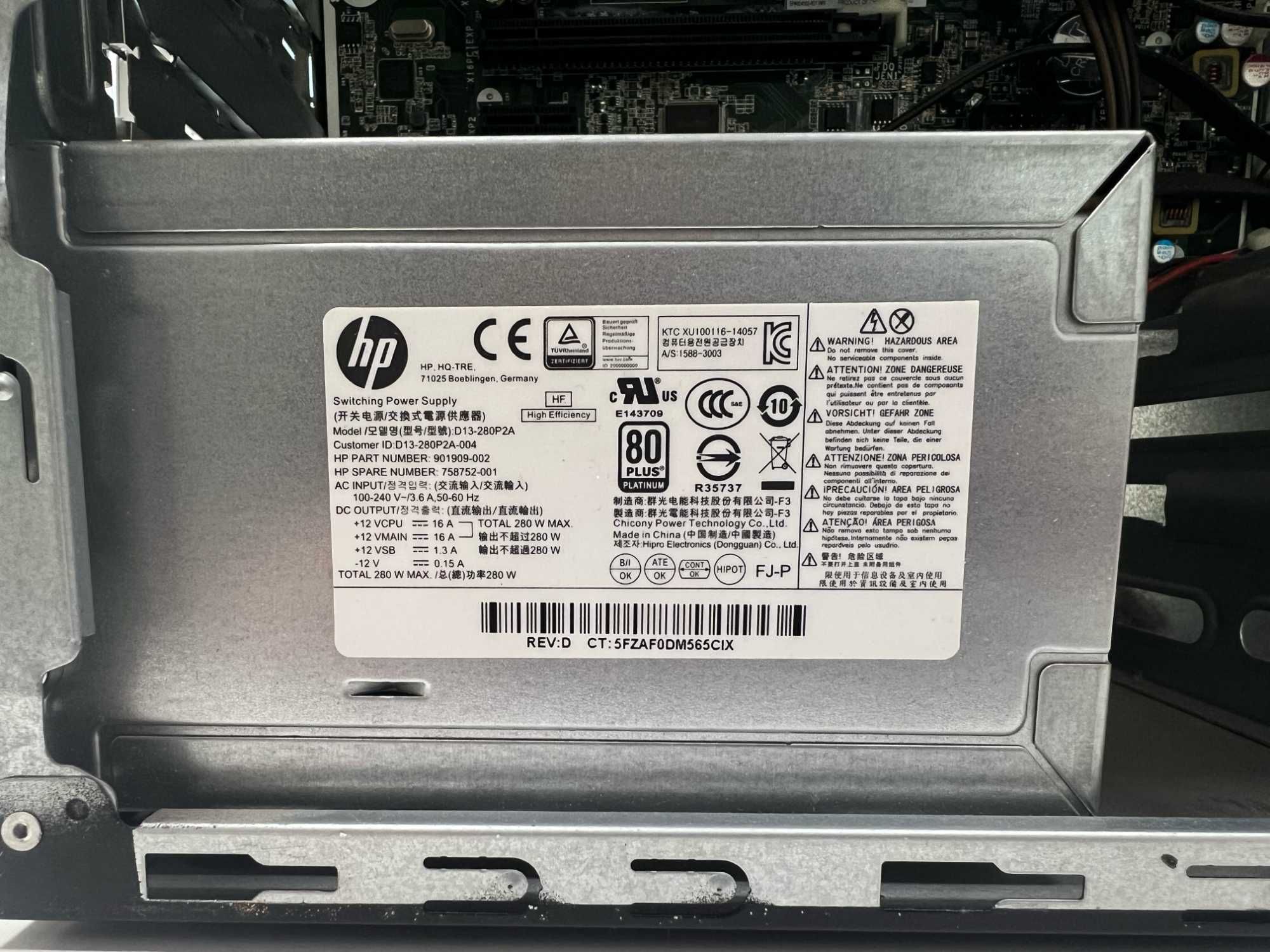 Комп'ютер HP EliteDesk 705 G2 MT AMD A10-8750B/Radeon R7/8GB/SSD 120GB