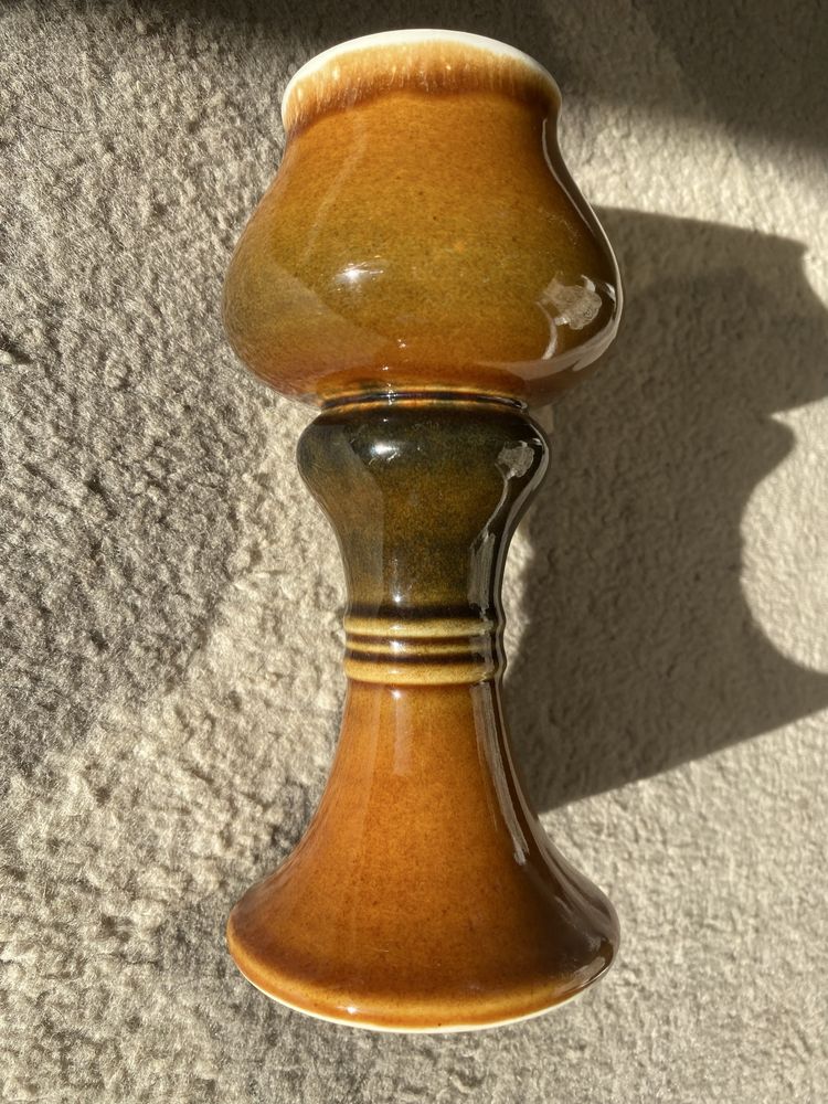 Ceramiczny  kielich -  glazurowany