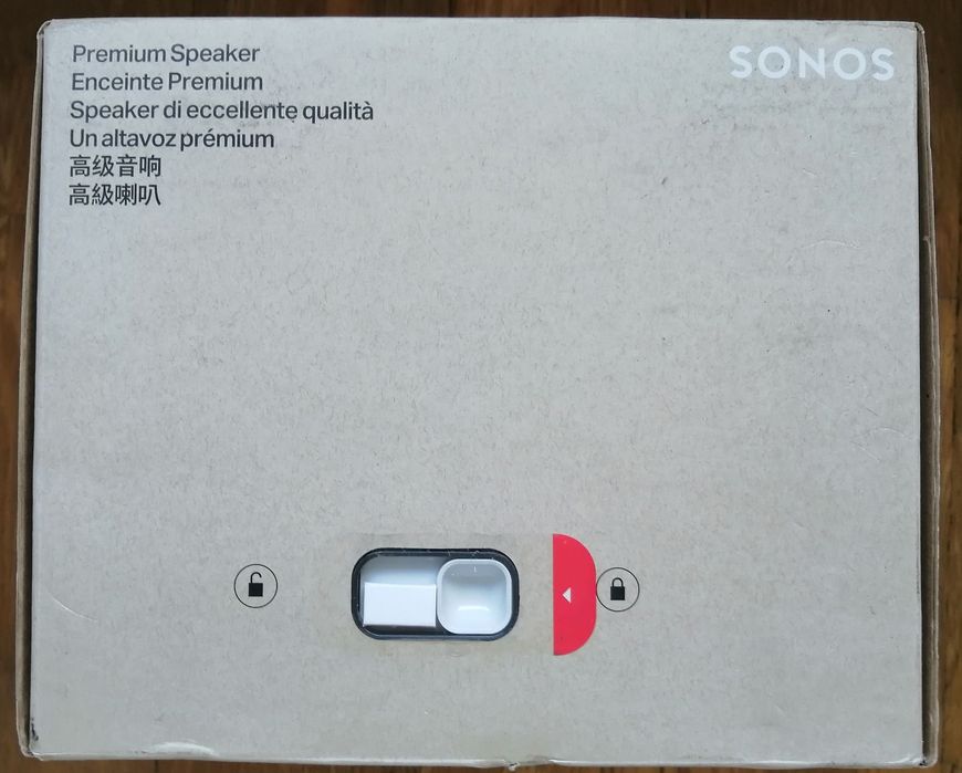 Coluna Wi-Fi Sonos Five- novo, 3 anos de garantia