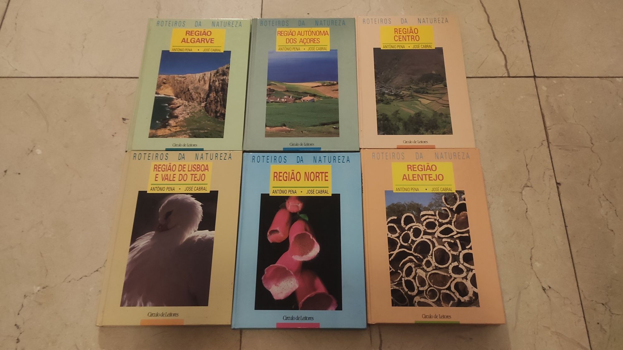 Livros coleção Roteiros da Natureza