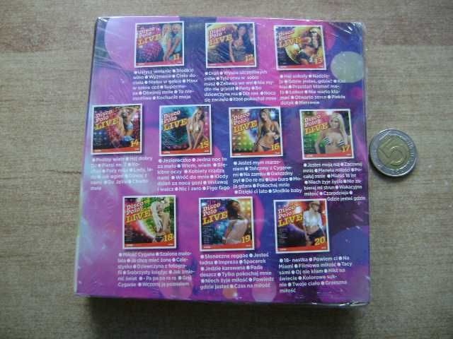 Starocie z PRL Płyty CD Disco Polo Zestaw 10 sztuk we folii nieużywane