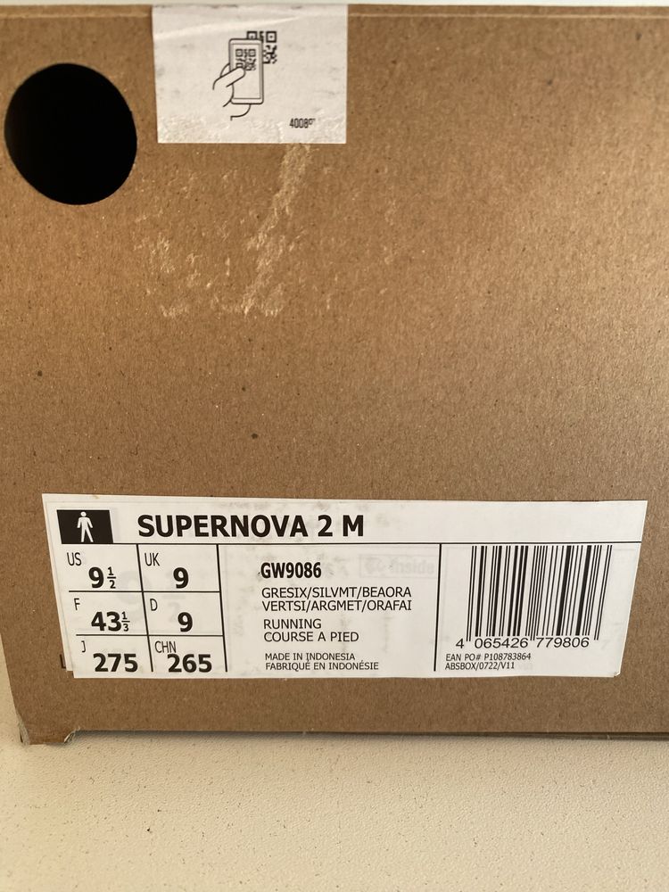 Adidas Boost Supernova 2 M (43 e 1/3)