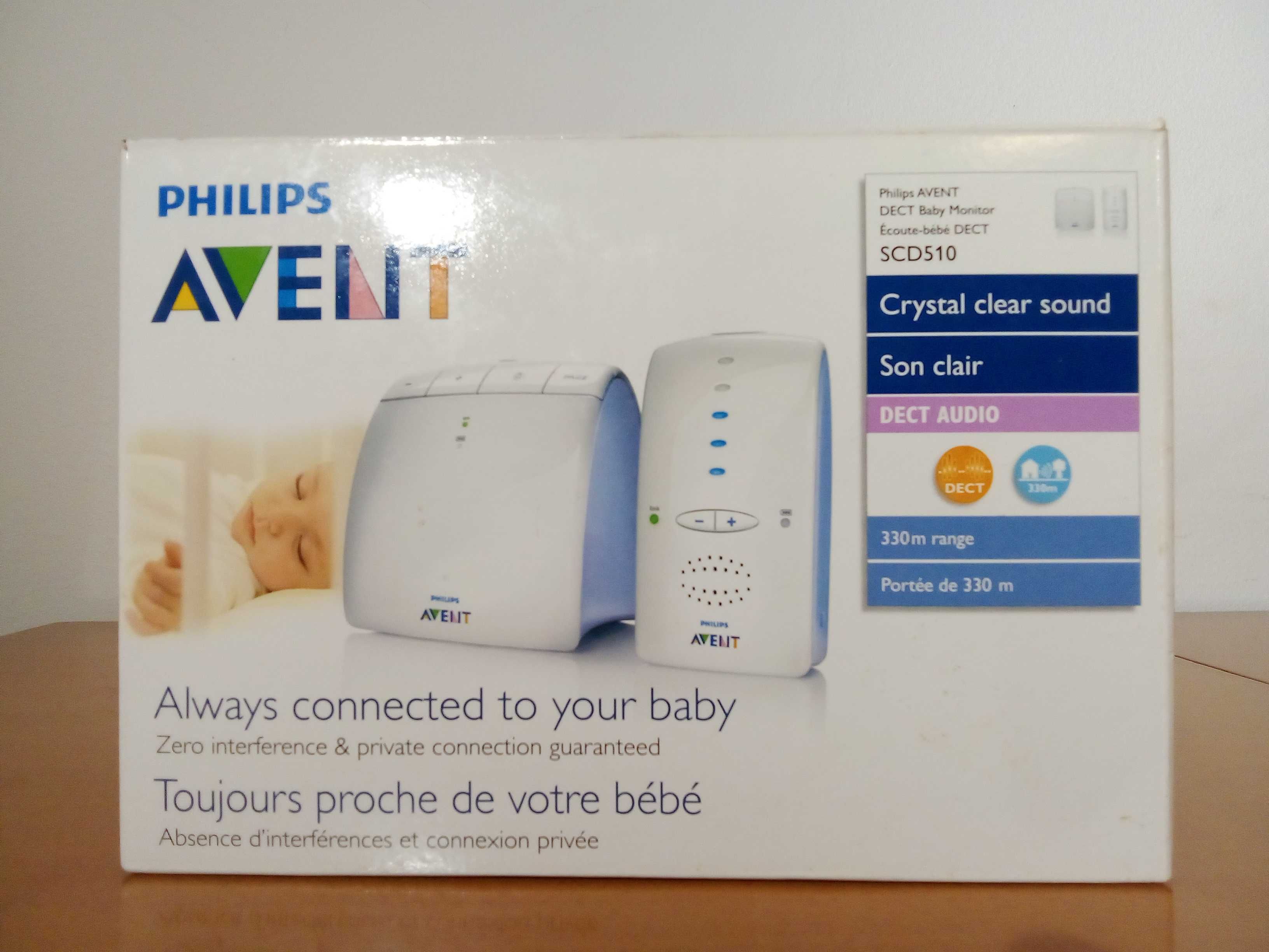Monitor de bebê Philips Avent DECT SCD510