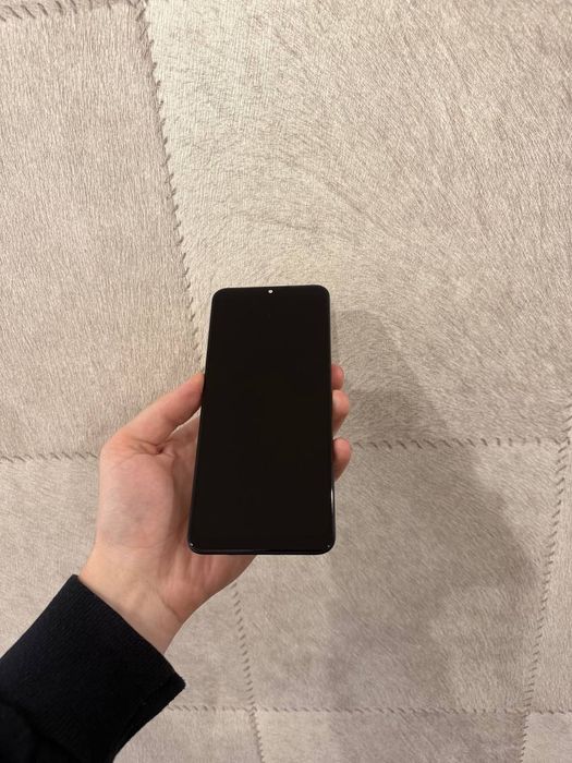 Дисплей Samsung Galaxy A22 с рамкой экран и сенсор, чёрный