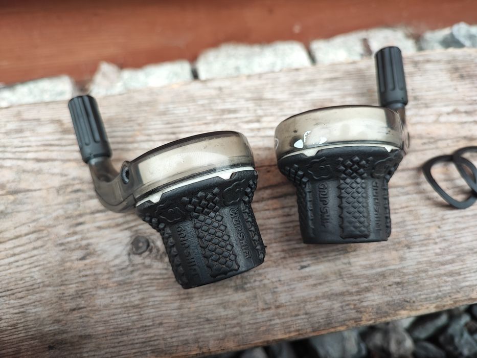 Manetki rowerowe Gripshift X-Ray SRT800 3X8 RETRO MTB